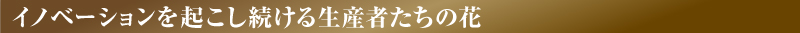 安代りんどう　イノベーションを起こし続ける生産者たち